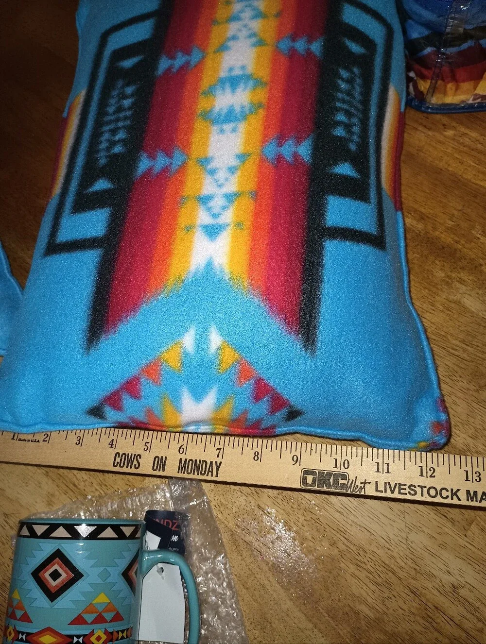 Revised! All New! Nu Trendz Sherpa Throw, Mug & 2 Pillows